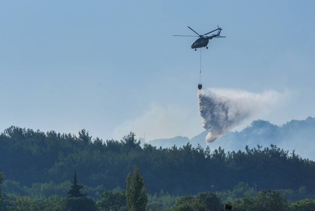 Bornova’daki orman yangını 23 saat sonra kontrol altına alındı 38